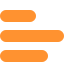 Icon only: the Agentbar mark in orange